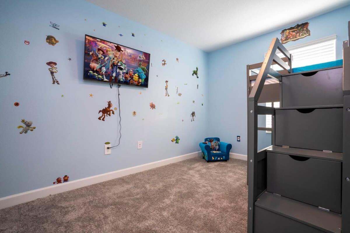 Gorgeous 4 Bedroom W Screened Pool Close To Disney 2653 คิสซิมมี ภายนอก รูปภาพ
