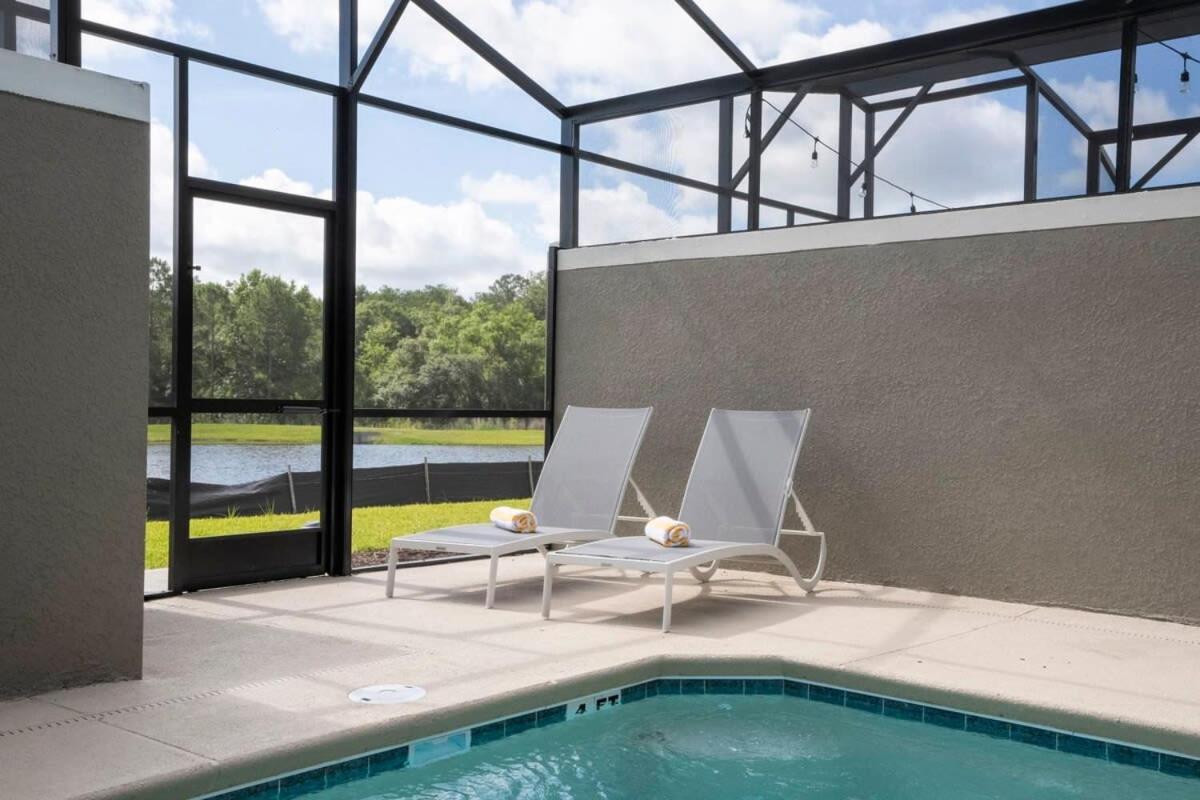 Gorgeous 4 Bedroom W Screened Pool Close To Disney 2653 คิสซิมมี ภายนอก รูปภาพ